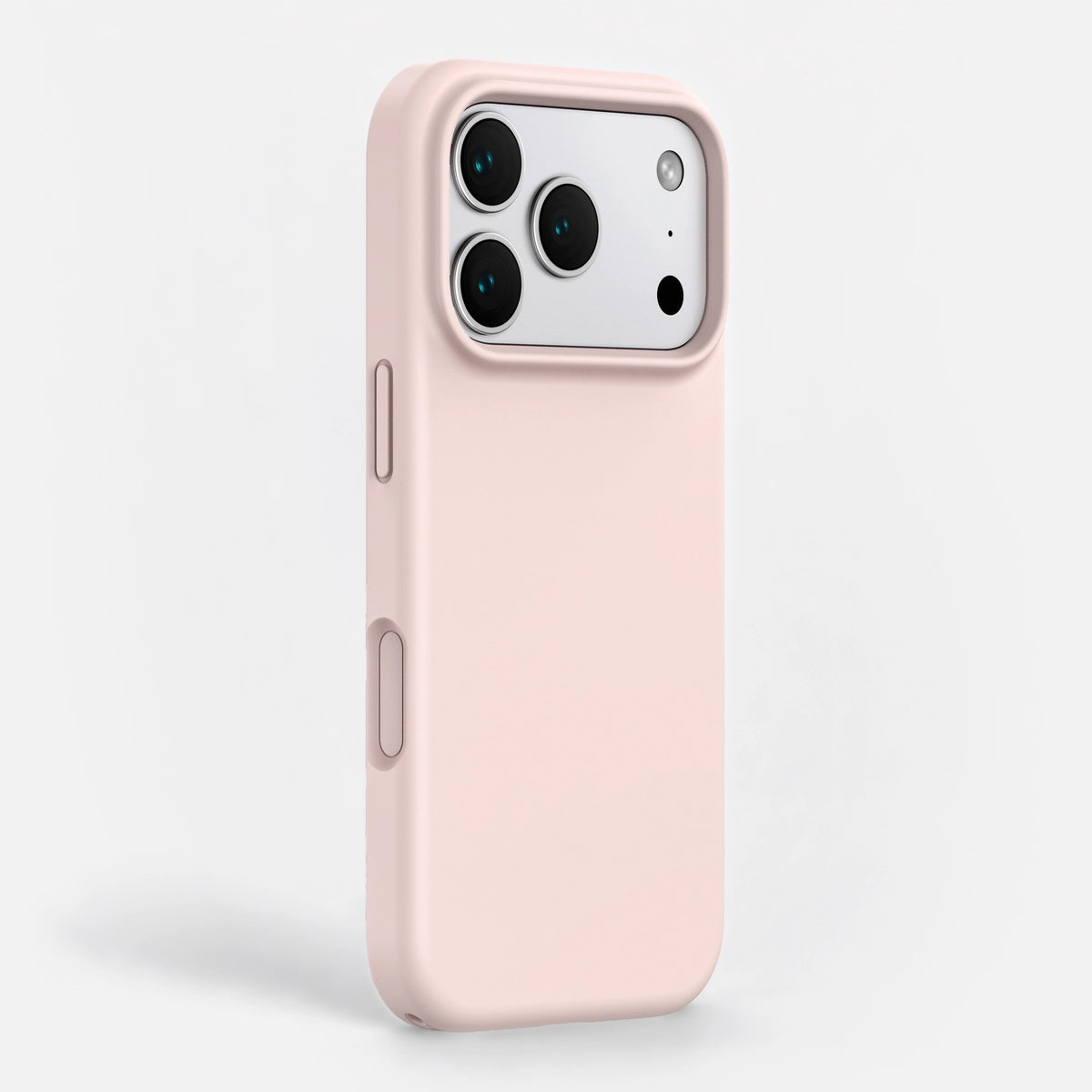 GALM Rose Quartz Powder Pink Silicone Case for iPhone 18 Pro, 17 Pro & Pro Max