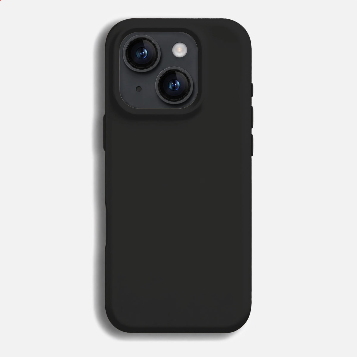 GALM Carbon Black Matte Silicone Case for iPhone 15, 14 & 13 / Plus