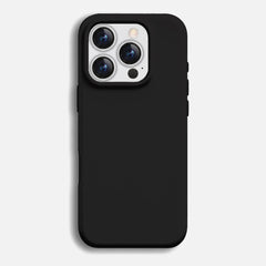 GALM Carbon Black Matte Silicone Case for iPhone 16, 15, 14 & 13 Pro / Pro Max