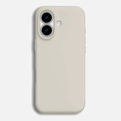GALM Moonstone Light Gray Silicone Case for iPhone 17, iPhone 16 & 16 Plus