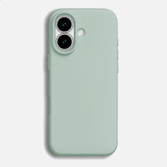 GALM Sage Green Soft-Touch Silicone Case for iPhone 17, iPhone 16 & 16 Plus