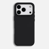 GALM Carbon Black Matte Silicone Case for iPhone 18 Pro, 17 Pro & Pro Max