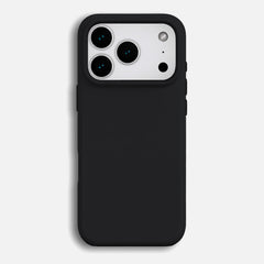 GALM Carbon Black Matte Silicone Case for iPhone 18 Pro, 17 Pro & Pro Max