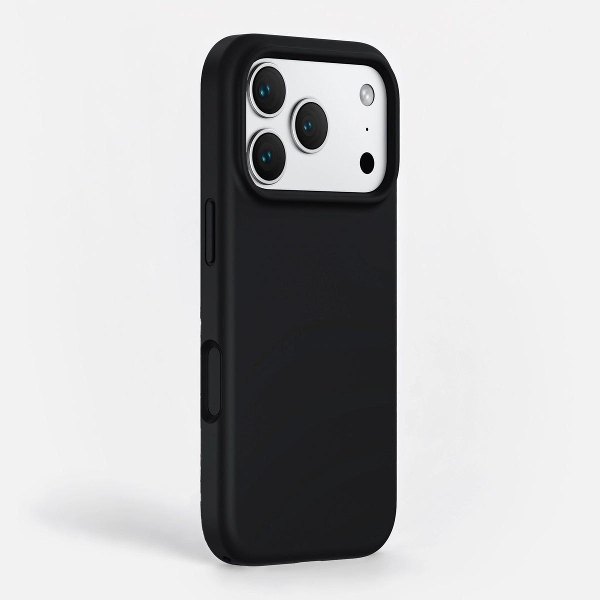 GALM Carbon Black Matte Silicone Case for iPhone 18 Pro, 17 Pro & Pro Max