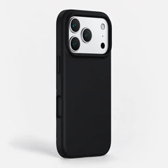 GALM Carbon Black Matte Silicone Case for iPhone 18 Pro, 17 Pro & Pro Max