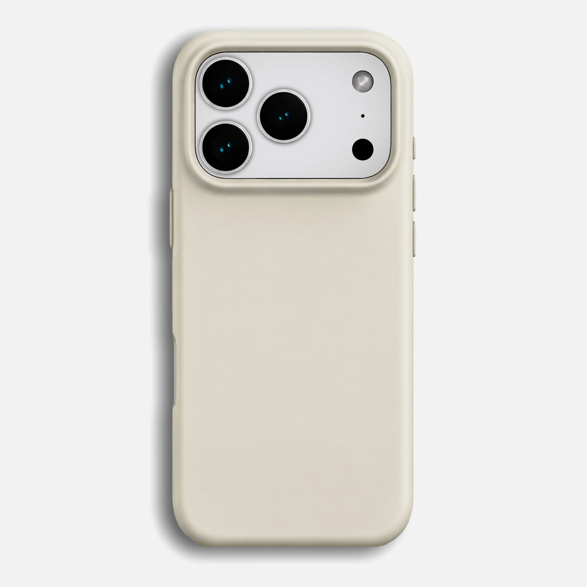 GALM Moonstone Light Gray Silicone Case for iPhone 18 Pro, 17 Pro & Pro Max